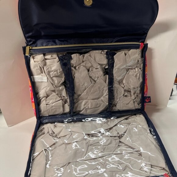 NEW Fly Pineapples Folding Cosmetic Toiletries Travel Makeup Case - Picture 5 of 9